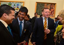 Dr.Chris Nonis, Nuwan Kulasekara, Damian Collins M.P., Hon. Mrs. Paisley